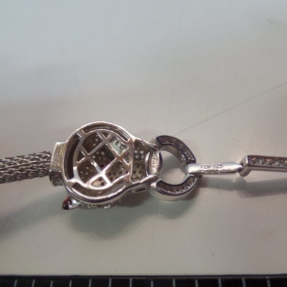 Tiara Leopard Head SS 9.25 CZ Bracelet BNWT - Picture 12 of 12